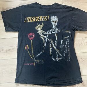 Tultex Black Nirvana Graphic Tee